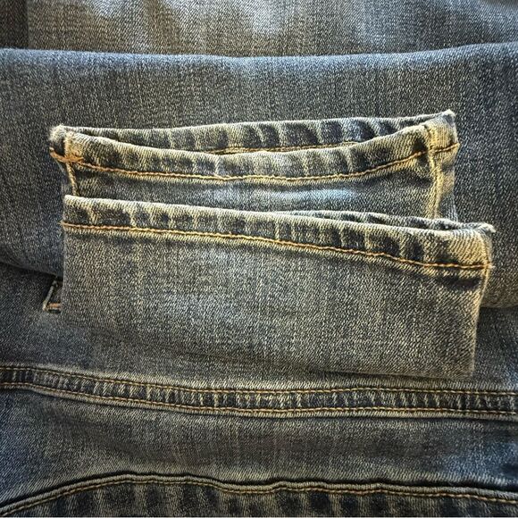 Rebel Wilson Rebel Angels The Pin Up Skinny Jean, 20W Medium Blue Whisker Wash - Picture 12 of 13